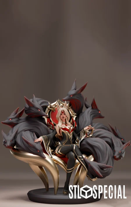 Ahri League of Legends 3D Print STL Files