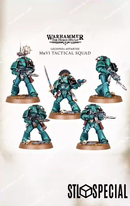 Legion MKVI Tactical Squad STL 3D Model