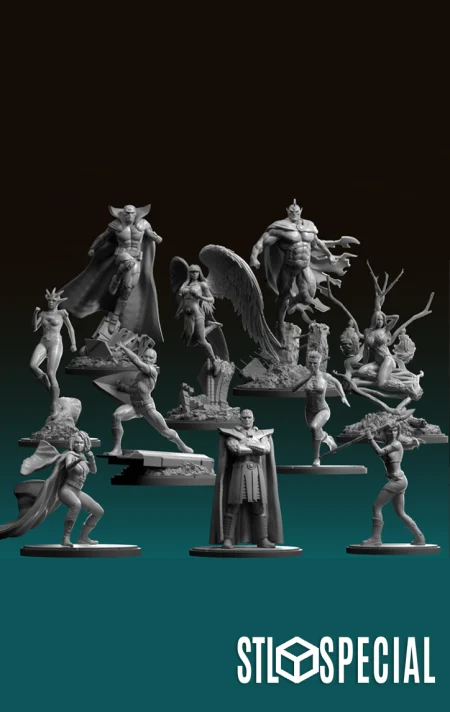 Legion Miniatures - DC 3D Printing Models