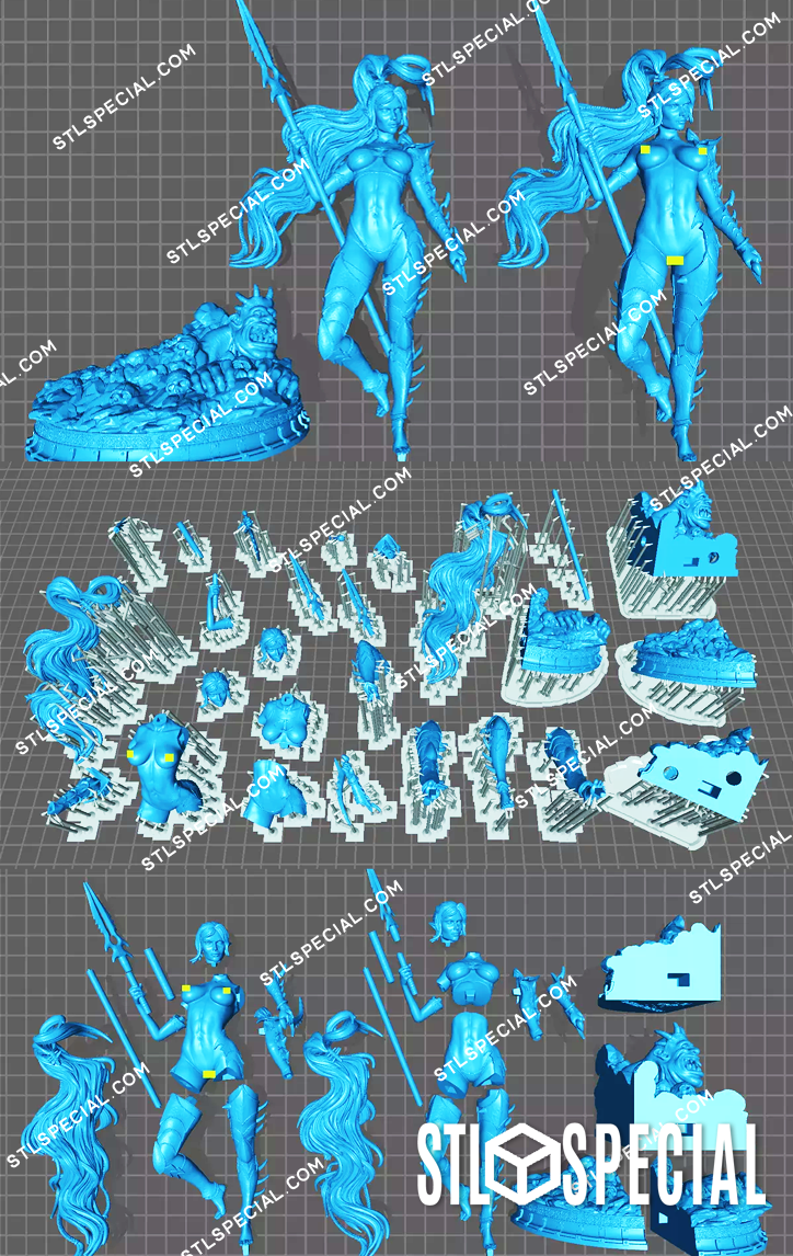 Lelith Hesperax STL 3D Model (NSFW & SFW) (6)