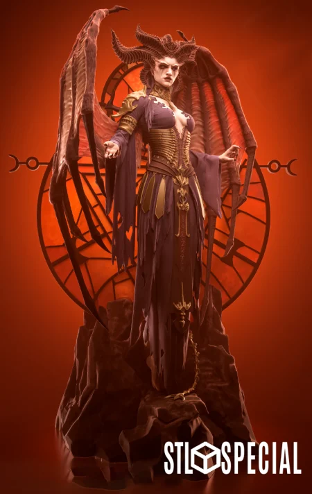 Lilith 3D Printing Figurine Diablo STL Files
