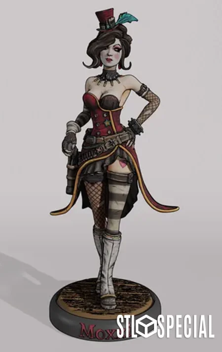 Mad Moxxi from Borderlands 3D Print STL Files – Bring the Queen of Pandora to Life with This Stunning Model
