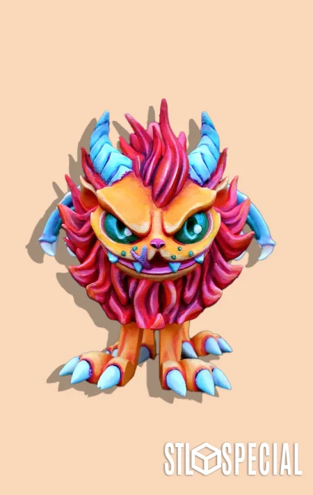 Manticore Articulated Flexi Figure (STL & 3MF)