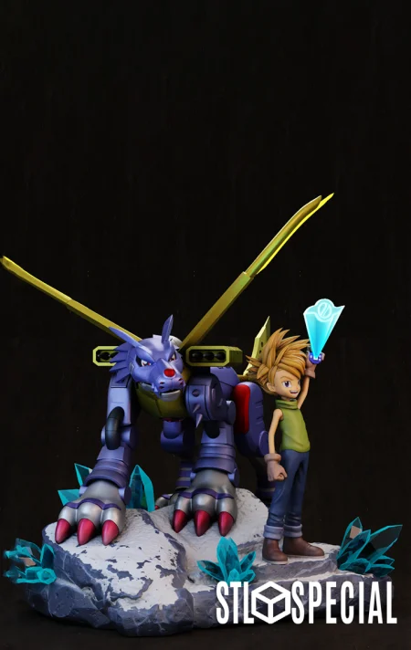 MetalGarurumon 3D Print STL Files