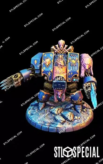 Murderfang Cursed Dreadnought of the Space Wolves STL