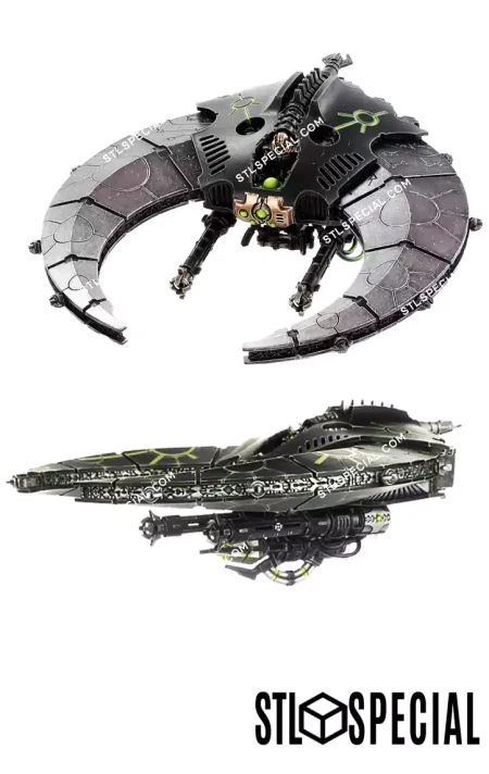 Necron Night Scythe STL 3D Model