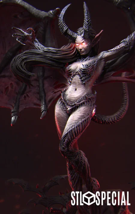 Nerikson Rylana the Succubus - 3D Print STL Files