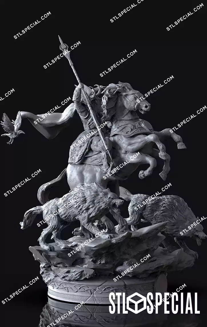 Odin Father of All STL 3D Model