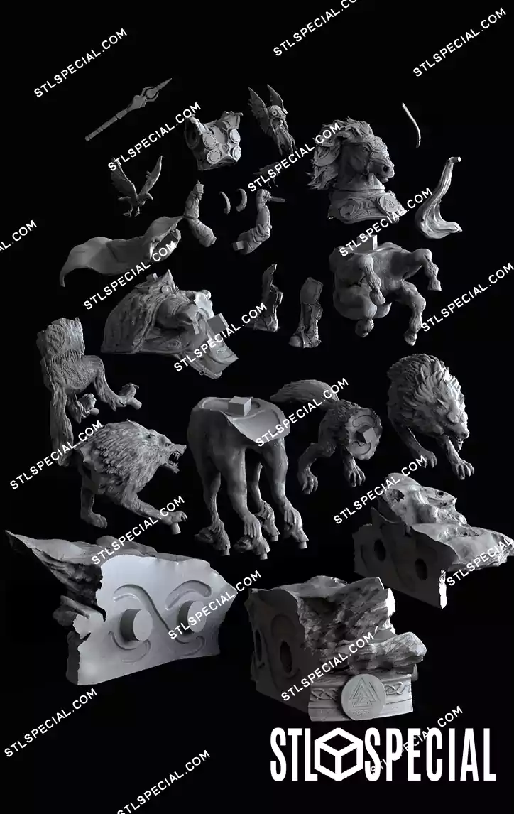 Odin Father of All STL 3D Model