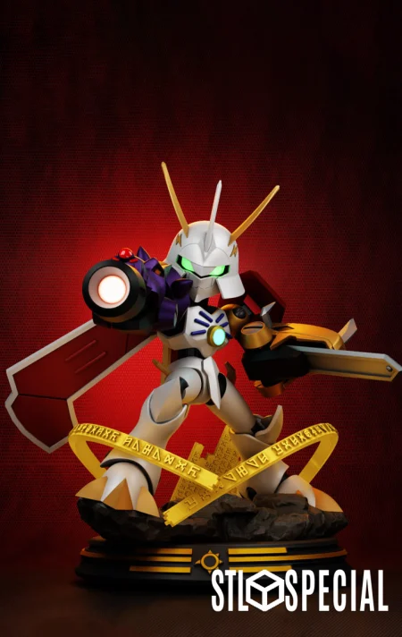 OmegaKnight Digimon 3D Print STL Files