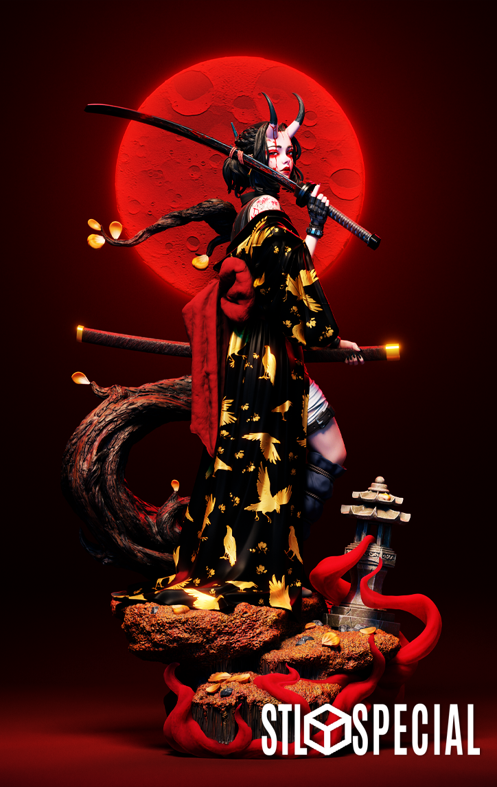 Oni STL Special File 3D Printable Model - Image 5