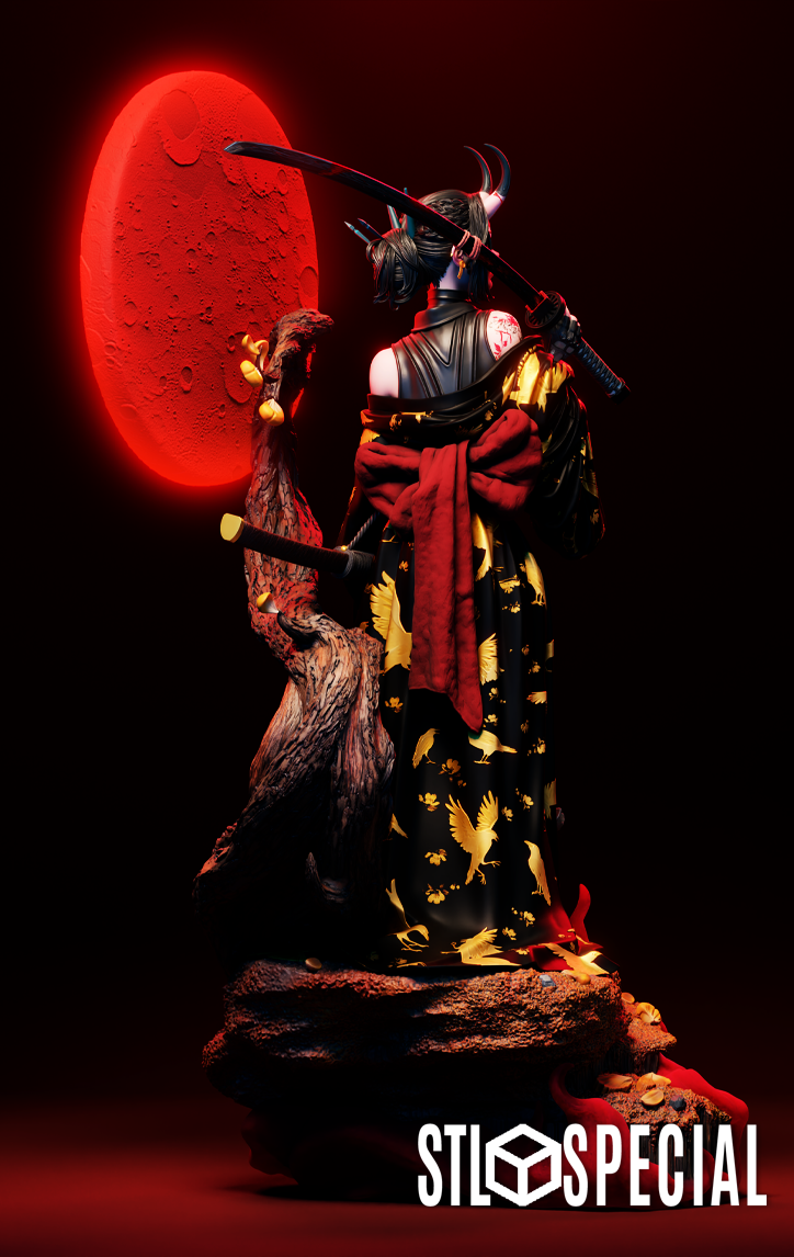Oni STL Special File 3D Printable Model - Image 3