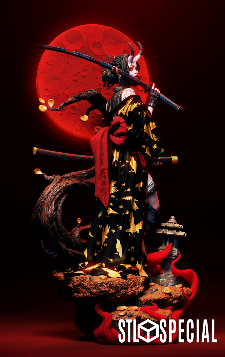 Oni STL Special File 3D Printable Model