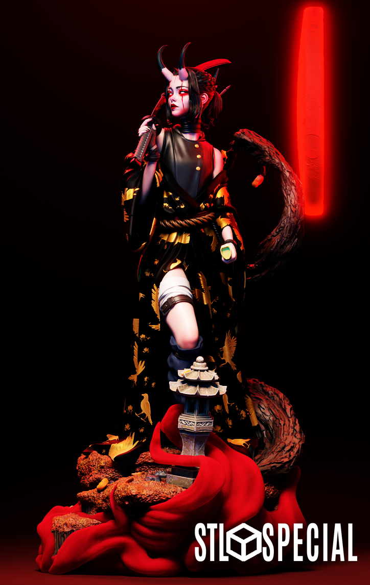 Oni STL Special File 3D Printable Model - Image 2