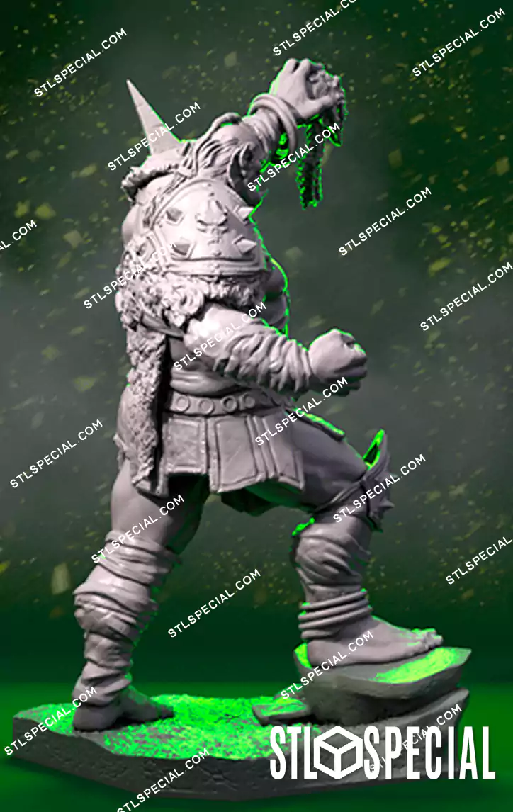 Orc the Executioner STL 3D Model