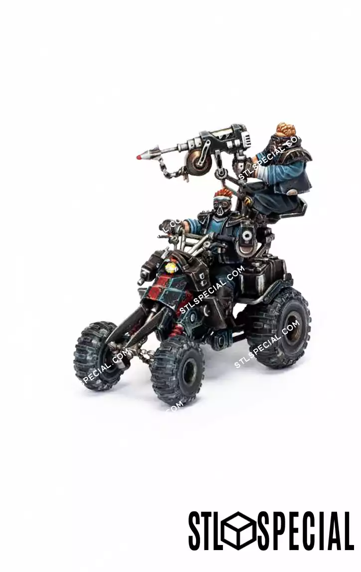 Orlock Outrider Quads STL 3D Model