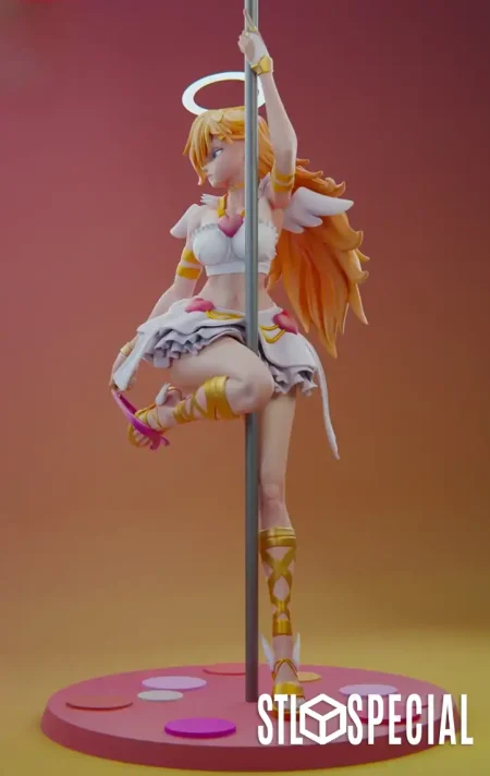 Panty from Panty and Stocking with Garterbelt 3D Print STL Files – Bring the Bold Angel to Life with This Stunning Model
