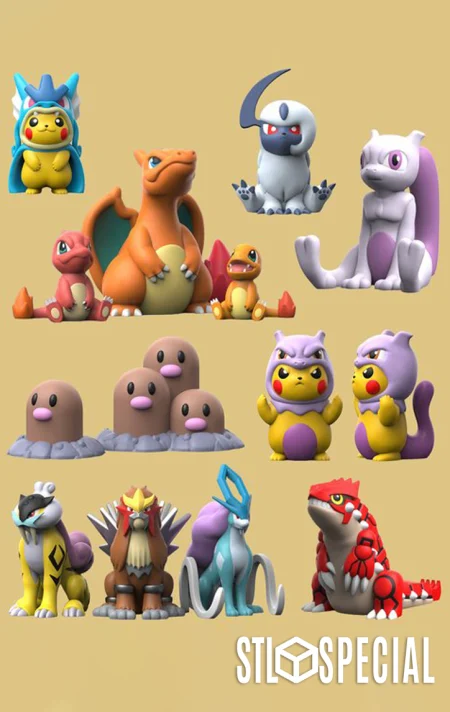 Pokemon - Legendary Beasts STL Pack