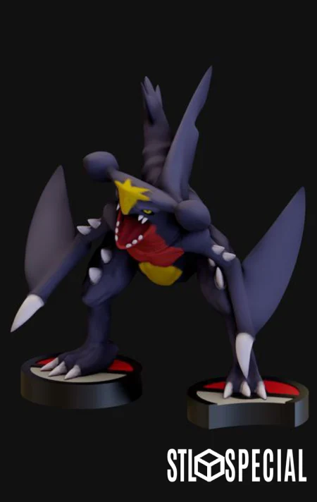Garchomp Pokémon STL Files