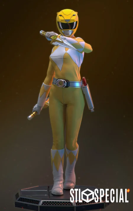 Yellow Ranger 3D Print STL Files