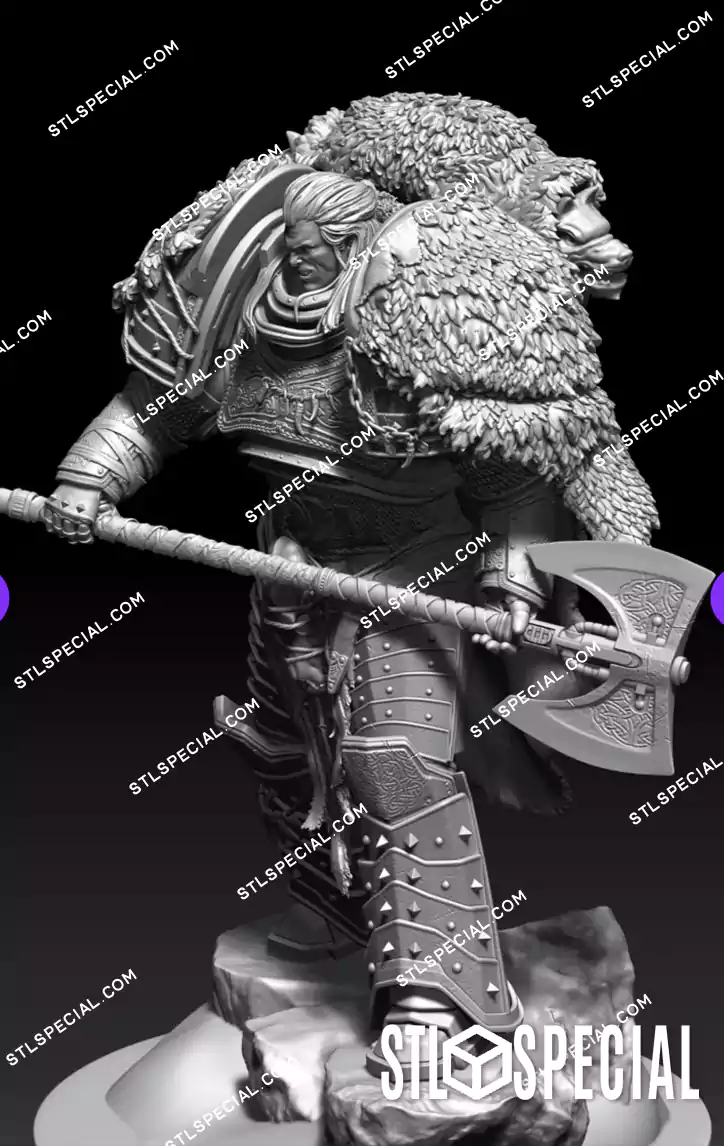Primarch Leman Russ STL Print Model