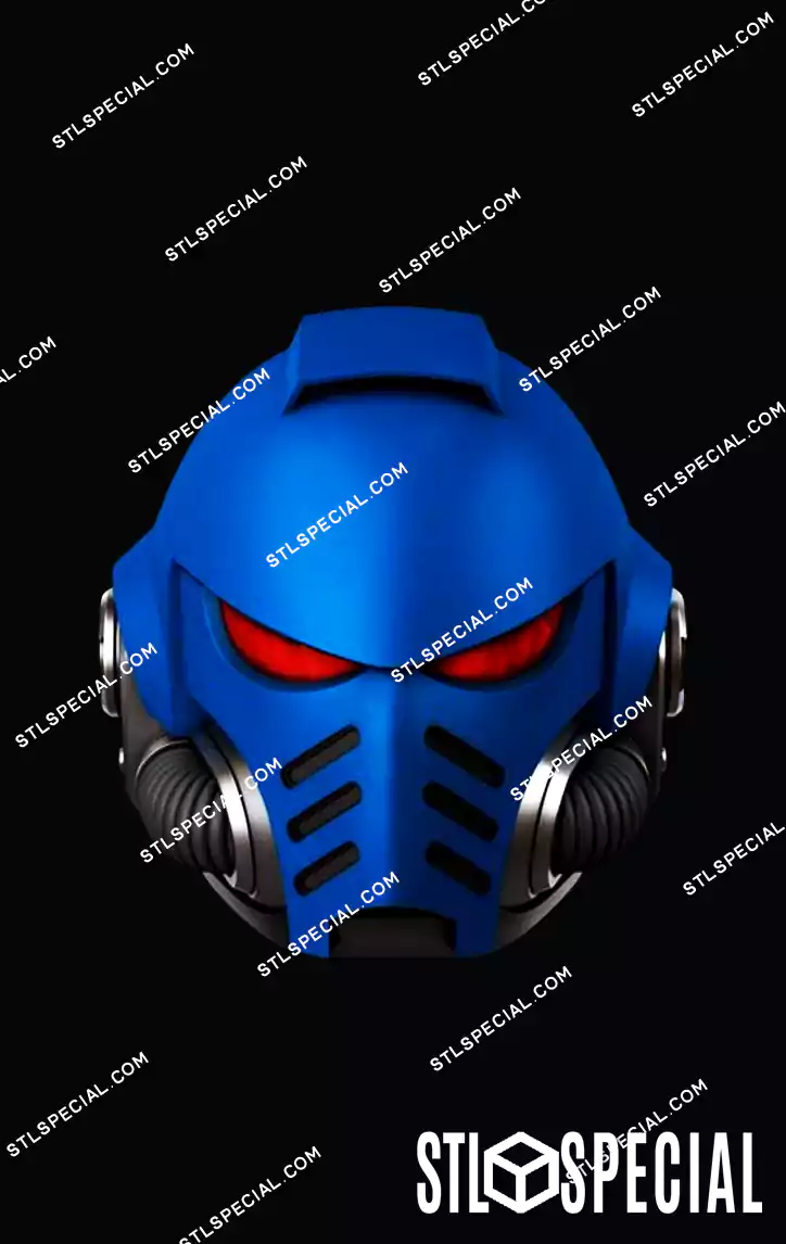 Primaris Hellblaster Helmet STL 3D Model