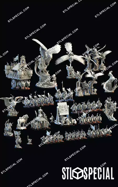 Kingdom of Mercia Full Army Pack STL Models