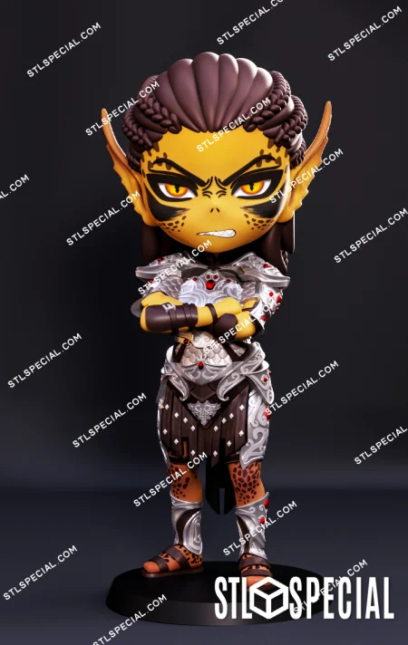 Chibi Lae zel STL 3D Model