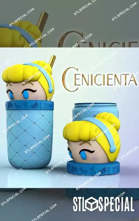 Cinderella Cup STL 3D Model