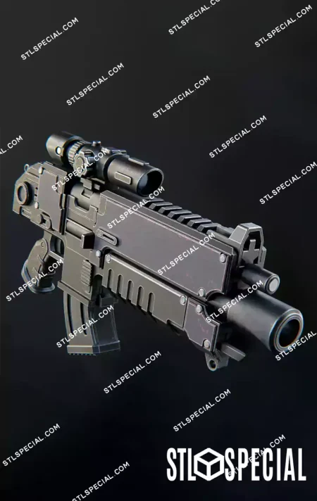 Space Marine 2 Bolt Rifle STL + 3MF Files