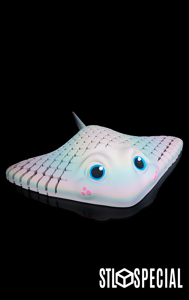 Ray, the Manta Ray 3D Print STL Files
