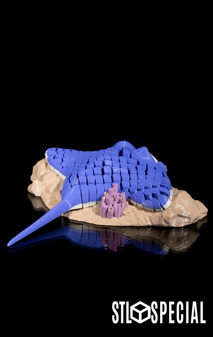 Ray, the Manta Ray 3D Print STL Files - Image 2
