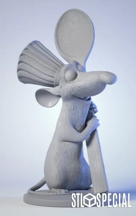 Remy Ratatouille 3D Print STL Files