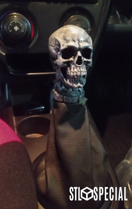 Skull Manual Shifter 3D Print STL Files