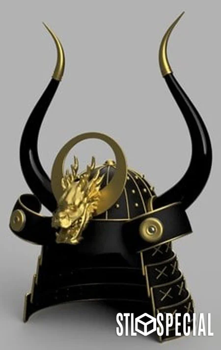 Samurai Helmet 3D Print STL Files