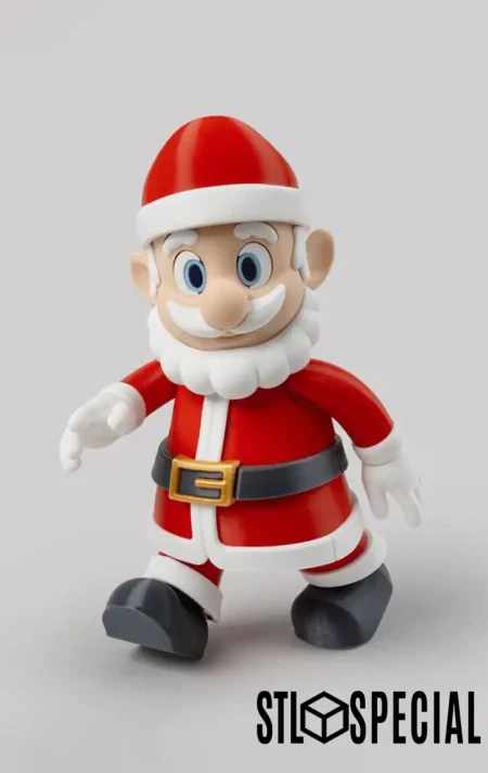 Santa Claus 3D Print STL Files – Bring Holiday Cheer to Life with this Classic Christmas Figure