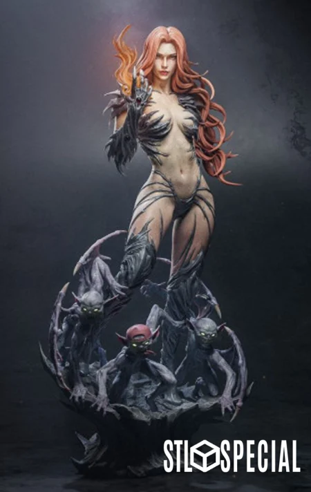 Sara Pezzini Witchblade Fire – 3D Print STL Model