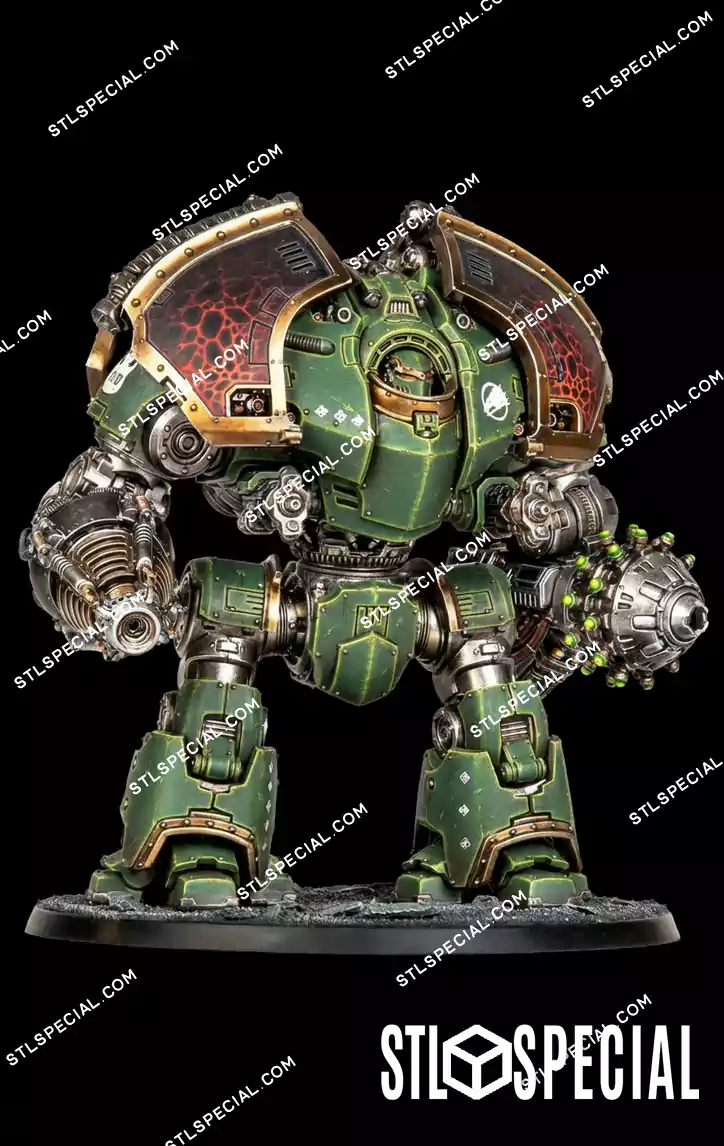 Saturnine Siege Dreadnought STL Files 3D Model