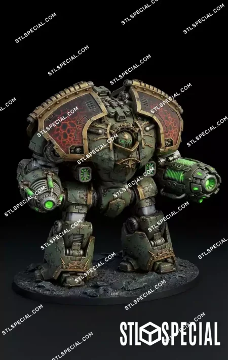 Saturnine Siege Dreadnought STL Files 3D Model