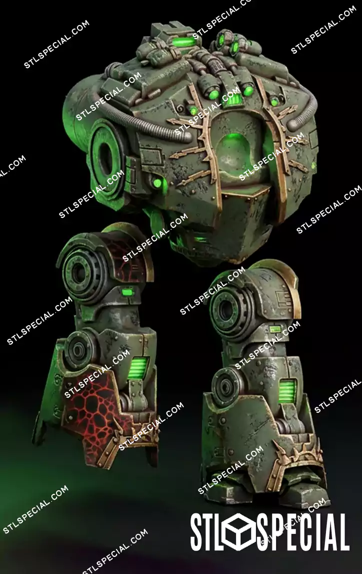 Saturnine Siege Dreadnought STL Files 3D Model