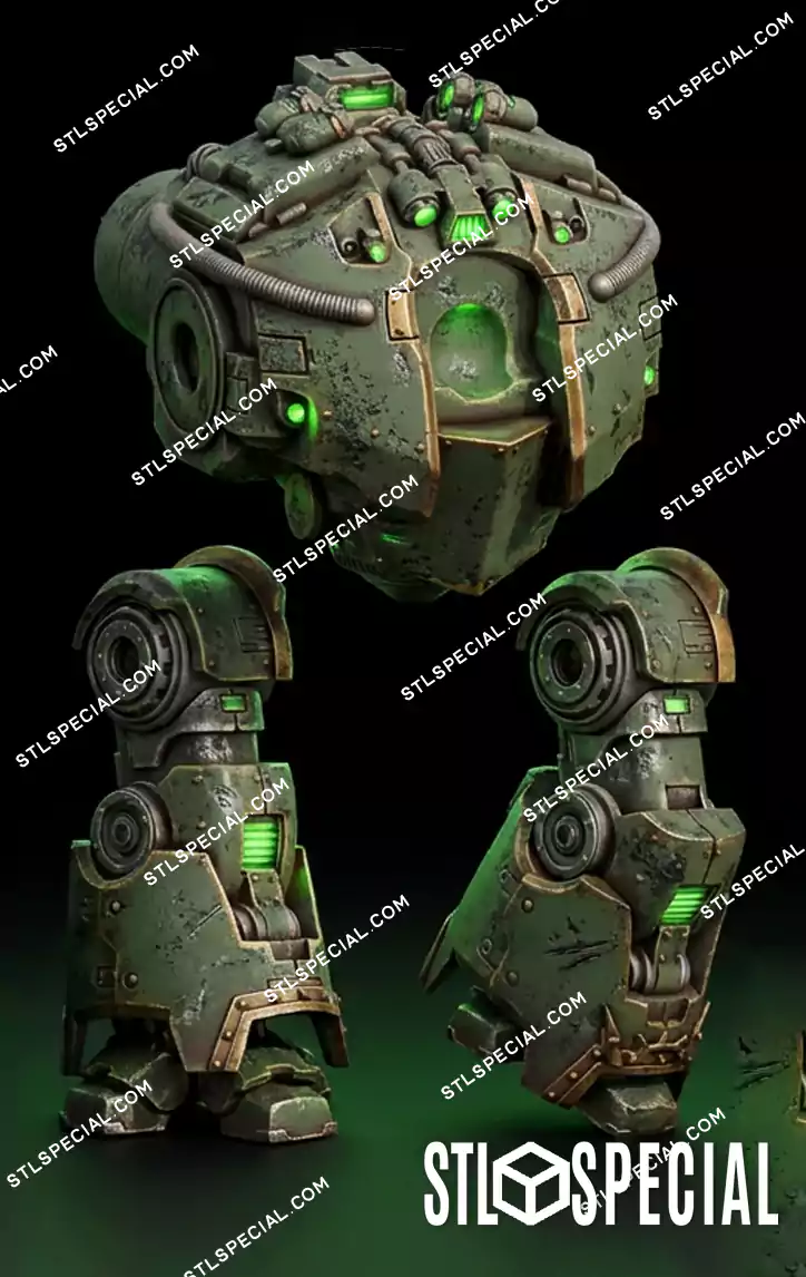 Saturnine Siege Dreadnought STL Files 3D Model