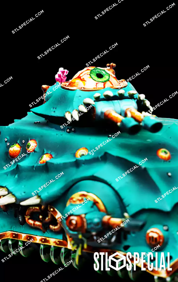 Sea Grub Hunter Tank STL 3D Print Model
