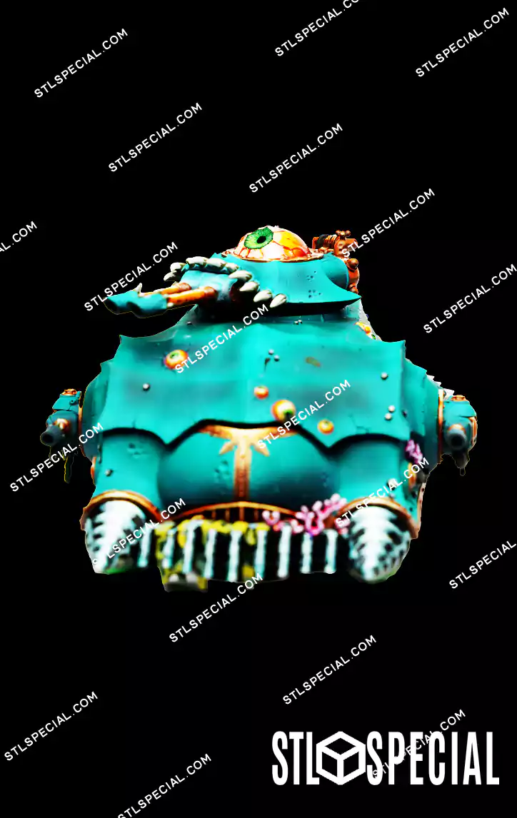 Sea Grub Hunter Tank STL 3D Print Model