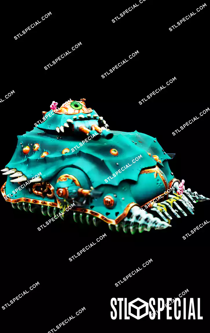 Sea Grub Hunter Tank STL 3D Print Model