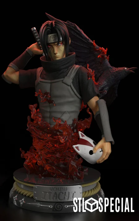 Itachi Uchiha (Anbu) Bust 3D Print STL Files