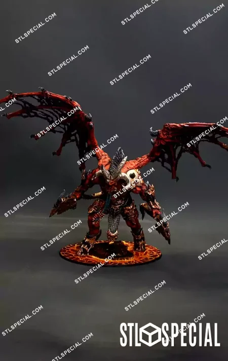 Skarbrand Daemon Lord STL 3D Model