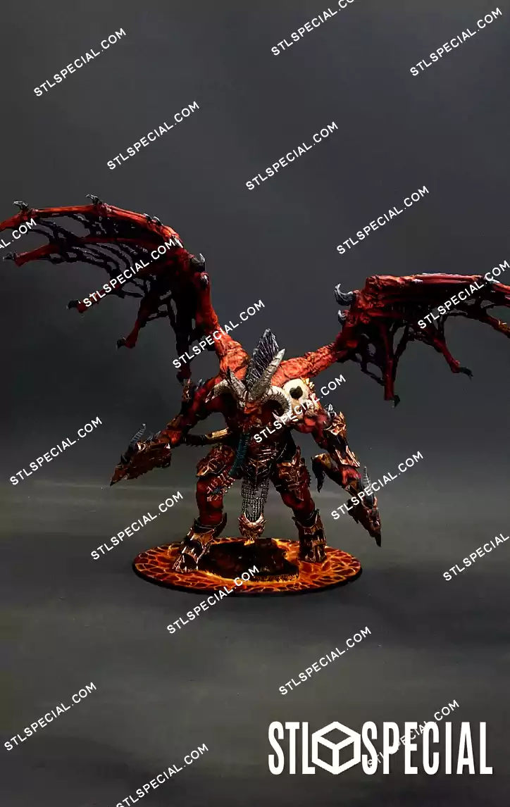 Skarbrand Daemon Lord STL 3D Model