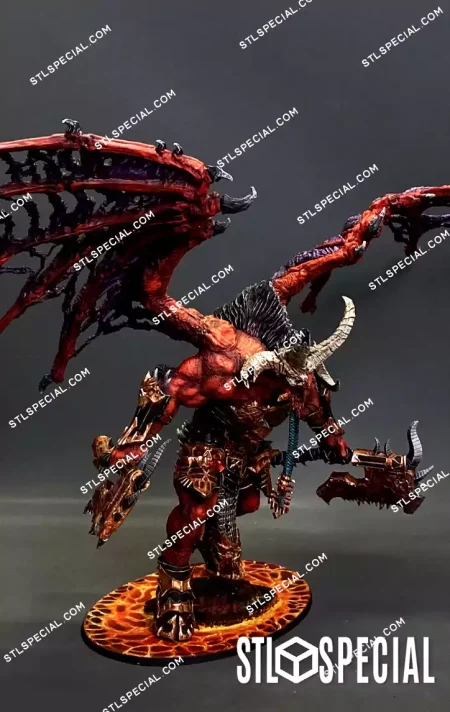 Skarbrand Daemon Lord STL 3D Model