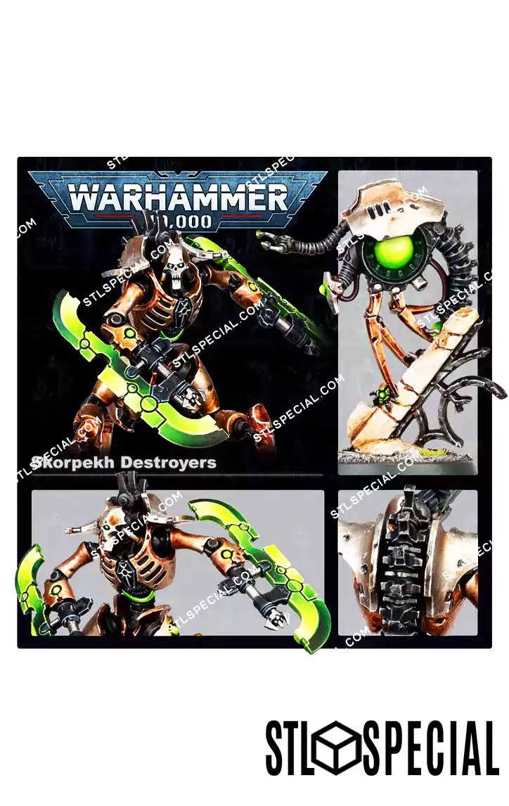Skorpekh Destroyers STL 3D Model