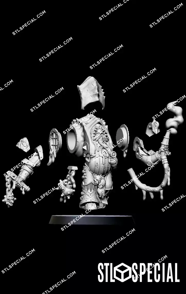Slime-Ridden Exterminator STL Print Model